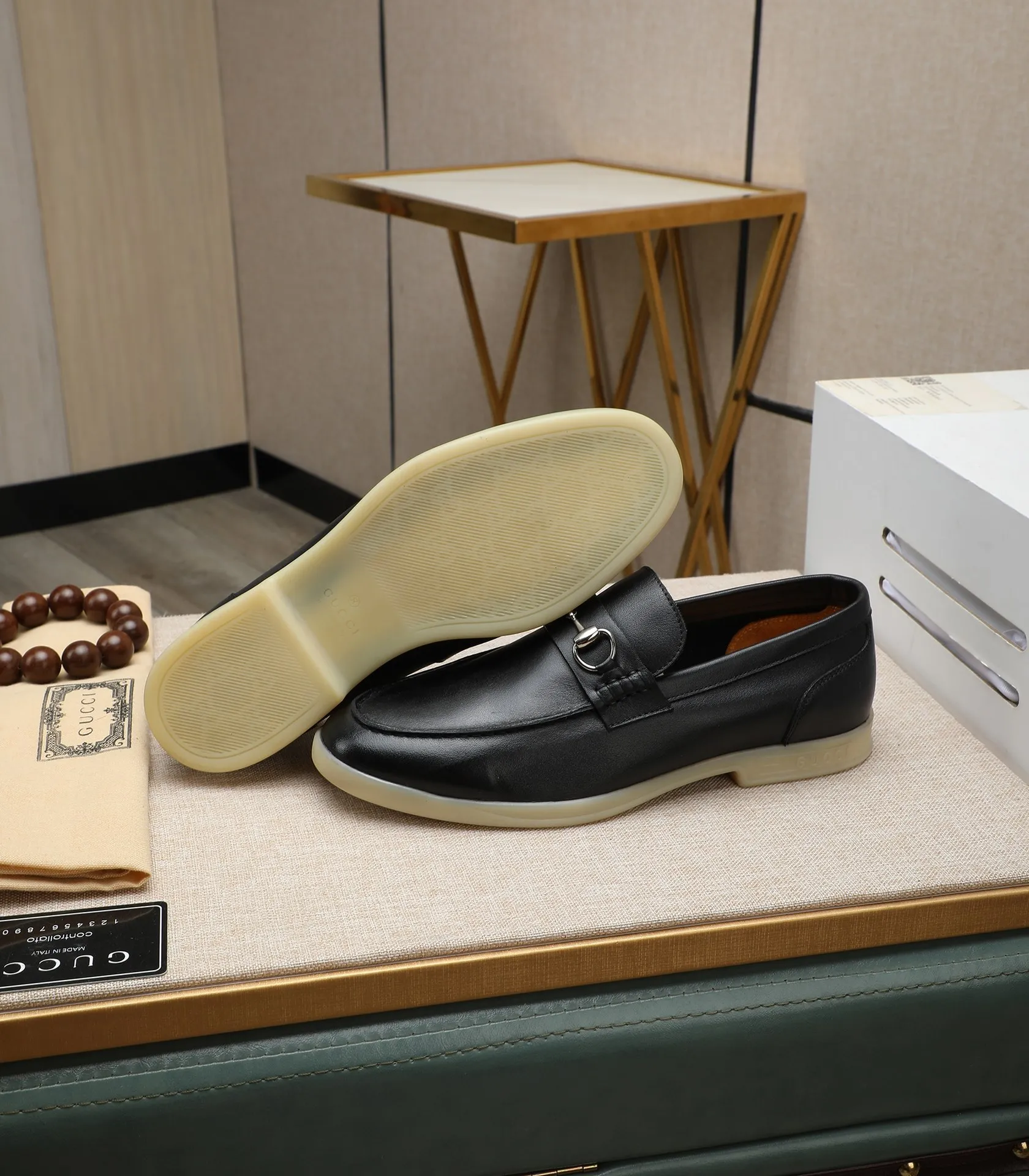 Men's shoes 💰520 📛📛Original (water-dyed cow lining) GUCCI official website formal shoes🌀 Italian 🇮🇹Imported cowhide➕Top imported water-dyed cowhide lining💋Finely handmade Original bottom, the real thing looks better when photographed in person Standard size 38-44